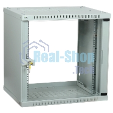 Шкаф ITK LWE3-09U64-GF LINEA WE 9U 600x450 мм дверь стекло серый