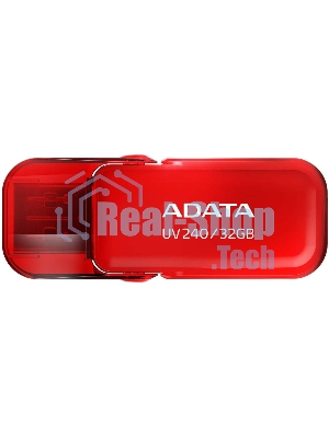 Флешка USB ADATA UV240 (AUV240-32G-RRD), 32Gb, USB 2.0, R/W 15/5, красный
