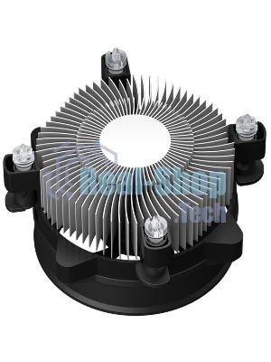 Кулер PcCooler R120-XXNIXX-GL черный 95мм алюминий 2700rpm 27.8db 4-pin 95W 70мм
