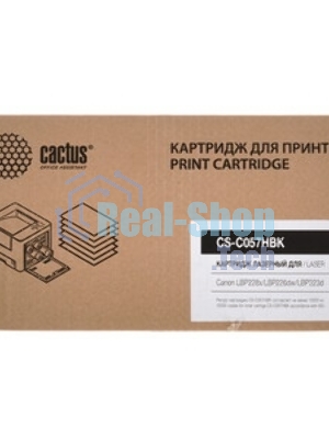 Картридж лазерный Cactus CS-C057HBK черный (10000 стр.) для Canon LBP228x/LBP226dw/LBP223dw/MF449x/MF446x/MF445dw