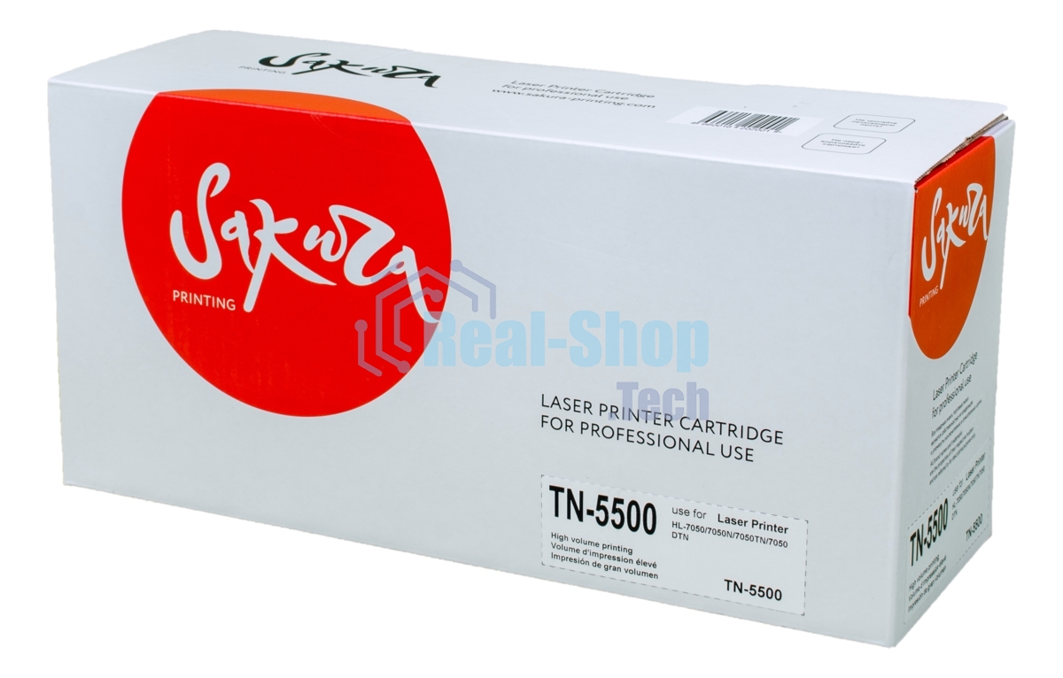 Картридж лазерный Sakura TN5500 для Brother HL-7050/7050N/7050TN/7050DTN, черный, 12000 к.