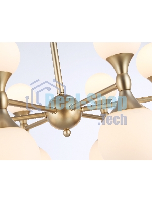 Люстра Ambrella light LH51050/12 GD/FR золото/белый матовый G9*12 max 28W D550*450