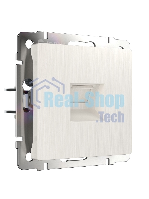 Розетка Ethernet RJ-45 (перламутровый рифленый)