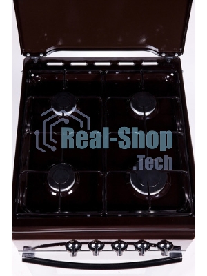 Плита Газовая Flama FG 2402 B коричневый