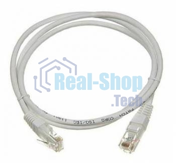 Патч-корд LANMASTER TWT RJ-45 (m)-RJ-45 (m) cat.5e 0.5м серый