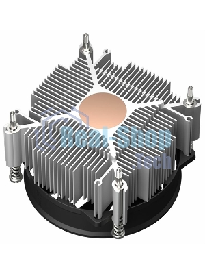 Устройство охлаждения (кулер) PcCooler R95-I черный 95мм алюминий+медь 2800rpm 31.2db 4-pin 95W 60мм