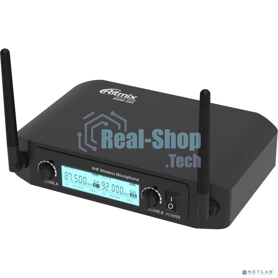 Микрофон Ritmix RWM-222 черный