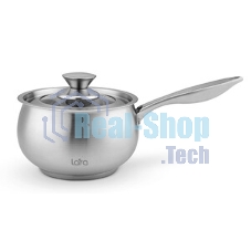 Сотейник LR03-18 нерж. Lara PROMO 0.65 л 12x6 см, - капсулированное индукционное дно
