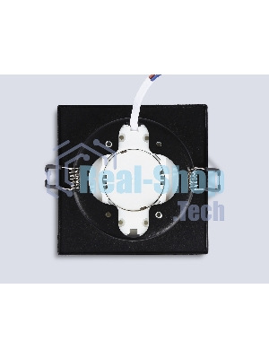 Светильник Ambrella light TN6710 BK черный IP44 GX53 max 15W 105*105*45