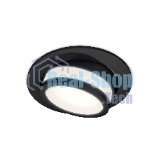 Комплект встраиваемого поворотного светильника Ambrella light XC7652081 SBK/FR черный песок/белый матовый MR16 GU5.3 (C7652, N7121)