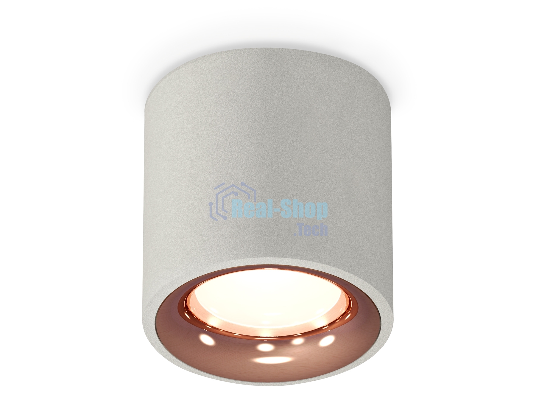 Светильник Ambrella Light XS7533025 SGR/PPG серый песок/золото розовое полированное MR16 GU5.3 (C7533, N7015)