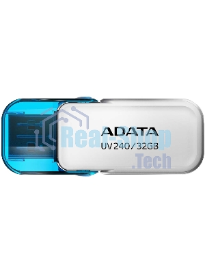 Флешка USB ADATA UV240 (AUV240-32G-RWH), 32Gb, USB 2.0, R/W 15/5, белый/синий