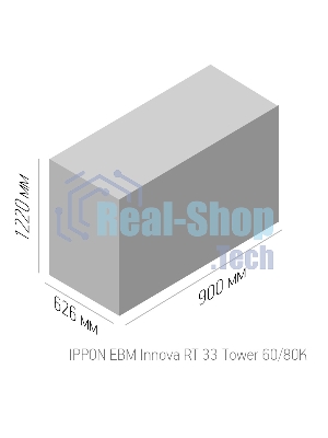 Источник бесперебойного питания Ippon Innova RT 33 60K Tower 60000Вт 60000ВА черный