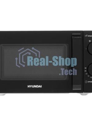 Микроволновая печь Hyundai HYM-M2039 черный, 20 л, 700 Вт, переключатели - поворотный механизм
