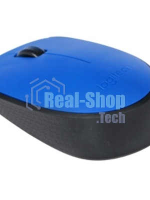 Мышь беспроводная Logitech M171 голубой, 1000 dpi, радиоканал, USB, кнопки - 3
