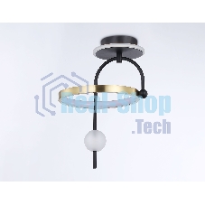 Светильник Ambrella light FL66424 BK/GD черный/золото 3000K/4200K/6400K 15W 240*220*347.7 (Без ПДУ)