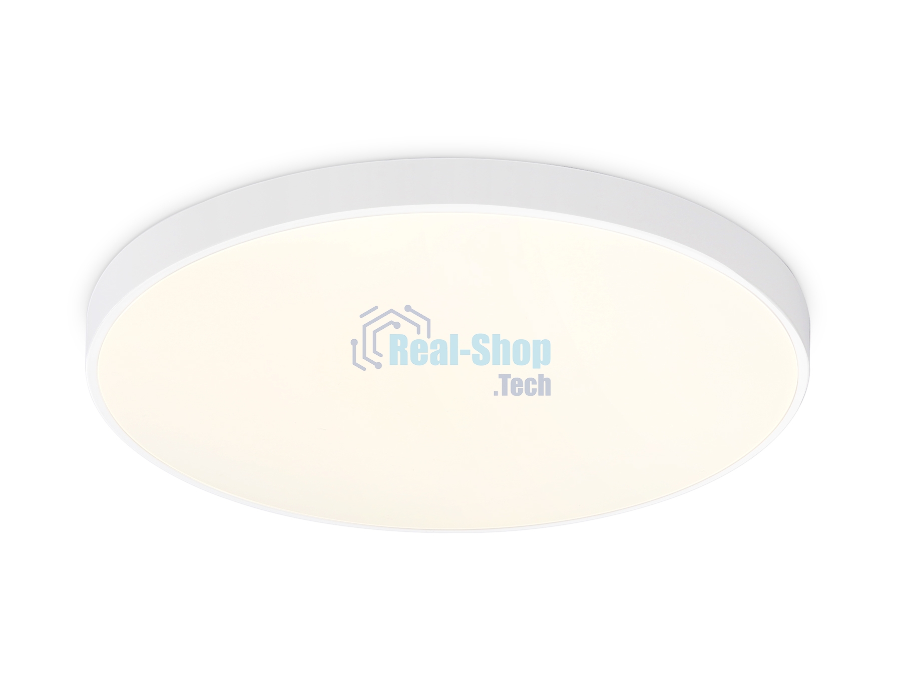 Потолочный светодиодный светильник Ambrella light FZ1220 WH белый IP44 13W 4200K D232*50 (Без ПДУ)