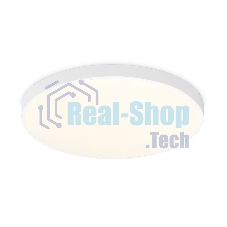 Потолочный светодиодный светильник Ambrella light FZ1220 WH белый IP44 13W 4200K D232*50 (Без ПДУ)
