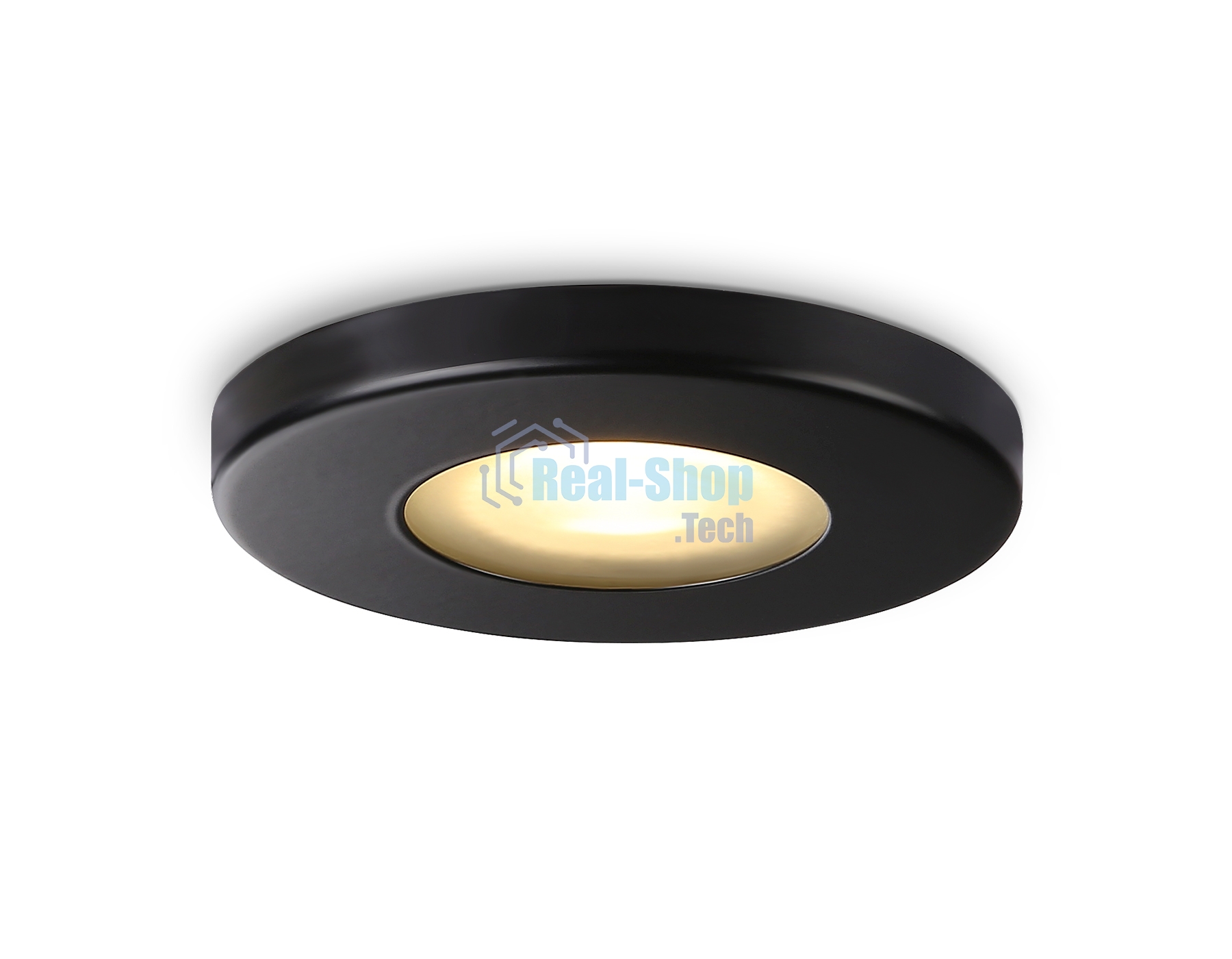 Светильник Ambrella light TN1181 BK черный IP44 GU5.3 D85*34