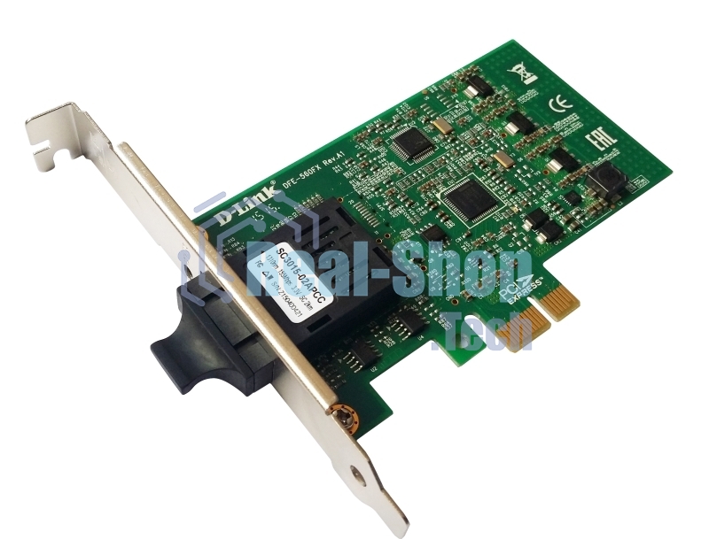 Сетевой адаптер D-Link DFE-560FX/B1A 100Base-FX с SFP -разъемом для шины PCI Express (OEM)