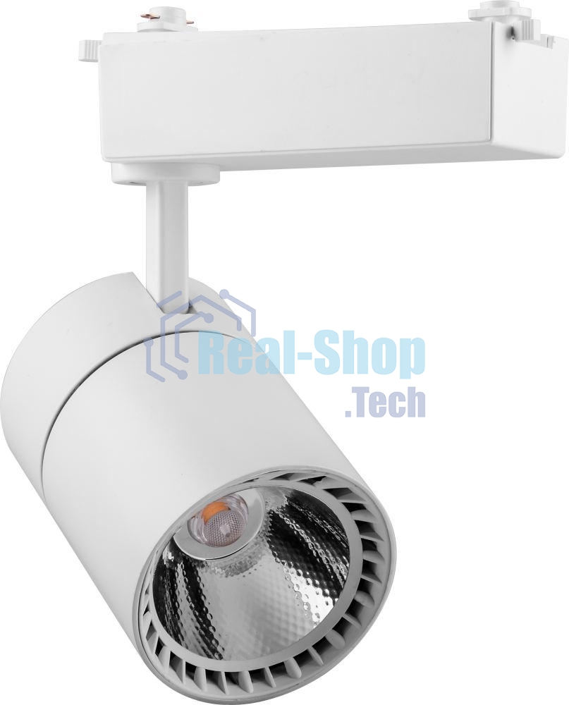 Светильник трековый светодиодный Feron на шинопровод 20W/1800 Lm/4000К, 35 гр., белый,AL103
