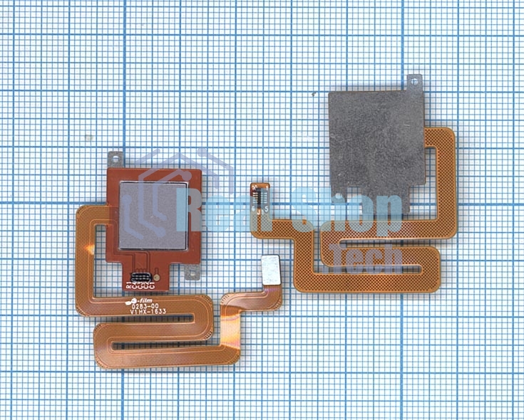 Шлейф со сканером отпечатка пальца для Xiaomi Redmi 4 серый