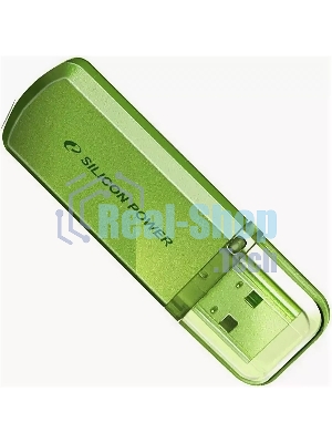 Флешка USB R/W Silicon Power R/W 8Gb Helios 101 SP008Gb,UF2101V1N USB 2.0 зеленый