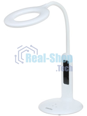 Светильник настольный Camelion KD-313 C01 белый 230V 60W, E27 13639
