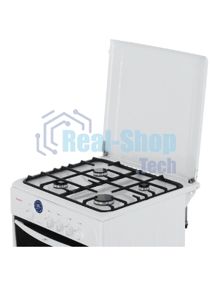 Плита газовая Gefest CG 60М C7 К73 белый, конфорок 4 шт, духовка 63 л, 60 см x 85 см x 60 см