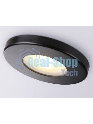 Светильник Ambrella light TN1181 BK черный IP44 GU5.3 D85*34