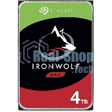 Жесткий диск Seagate 4Tb Ironwolf (ST4000VN006) SATA 6.0Gb/s, 5400 rpm, 256mb buffer, 3.5