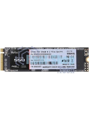 Накопитель SSD Netac N930E Pro, 256Gb, PCIe 3.1 x4, M.2 2280, NVMe, R/W 2040/1270