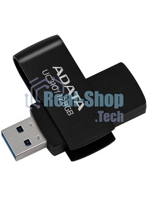 Флешка USB ADATA UC310 (UC310-128G-RBK), 128Gb, USB 3.2 Gen 1, R/W 100/30, черный