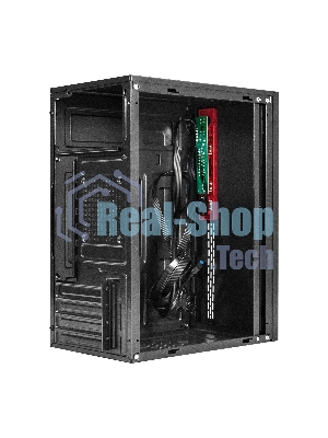 Компьютерный корпус Minitower ExeGate EX298810RUS BAA-403U2 (mATX, без БП, 1*USB+2*USB 3.0, HD Audio, черный)