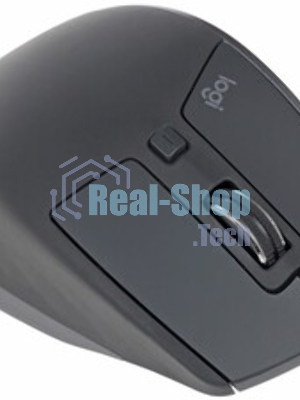 Мышь беспроводная Logitech MX Master 2S графитовый, 4000 dpi, радиоканал, Bluetooth, USB, кнопки - 7