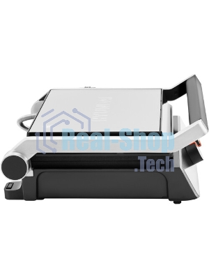 Гриль электрический Hyundai HYG-4046 2200Вт черный/серебристый