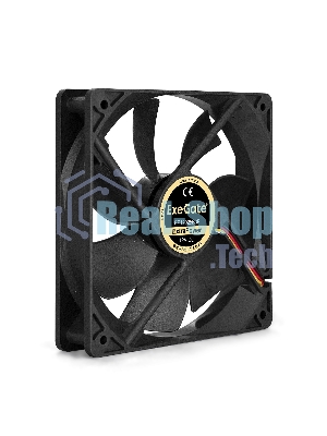 Вентилятор для корпуса ExeGate ExtraPower EP12025B3P черный, 120 мм, 1850 об/мин, 30 дБ, 3 pin