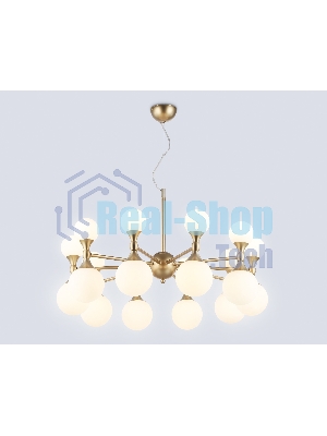 Люстра Ambrella light LH51051/20 GD/FR золото/белый матовый G9*20 max 28W D750*460