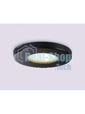 Светильник Ambrella light TN1181 BK черный IP44 GU5.3 D85*34