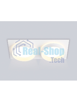 Светильник Ambrella light TN6711/2 WH белый IP44 GX53/2 max 15W 210*105*45