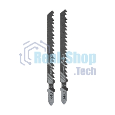 Пилка для электролобзика Kranz 100 мм 6 з/д 8-60 мм T144D (2 шт./уп.) (дерево)
