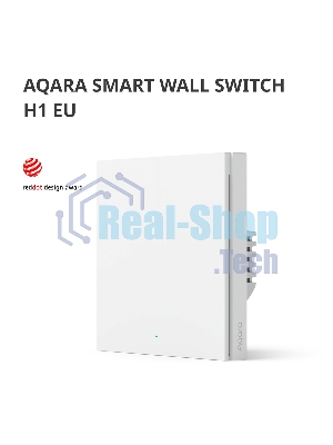 Выключатель умный Aqara Smart wall switch H1 ((with neutral, single rocker) WS-EUK03