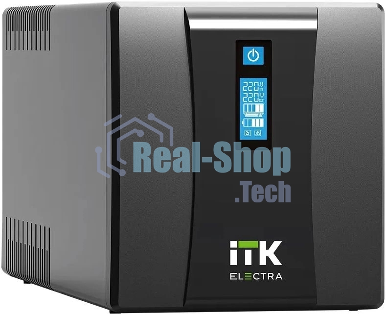 Источник бесперебойного питания Line-interactive 1,5кВА/900Вт, фаза 1/1, LCD дисплей, с АКБ 2х9AH, USB
