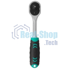 Ключ Stels 14025 трещотка 1/4'' 72 зуба с быстрым сбросом crv