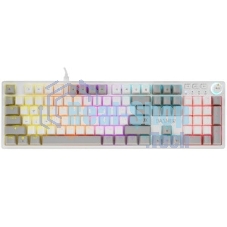 Клавиатура Defender Dasher GK-472 проводная, USB Type-A, белый/серый