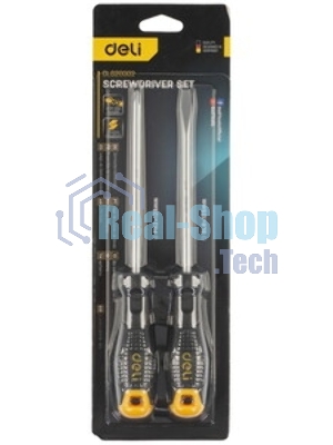 Набор отверток Deli DL620002 2шт SL6x125 + PH2x125