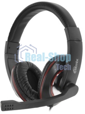 Гарнитура Ritmix RH-516M чёрный, проводная, 3.5 мм
