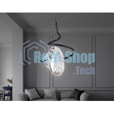 Светильник Ambrella light LH15001 BK/SM черный/дымчатый G9 max 40W D190*1400