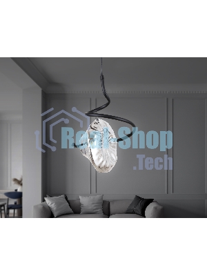 Светильник Ambrella light LH15001 BK/SM черный/дымчатый G9 max 40W D190*1400