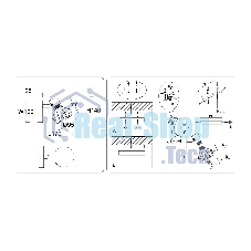 Светильник Ambrella light TR8655 BK/GD черный/золото E14 max 60W 170*100*140